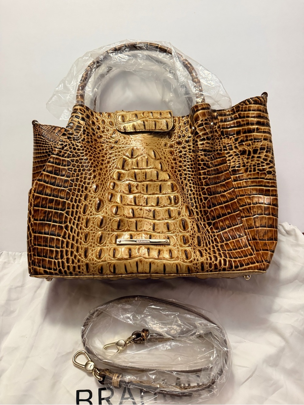 Brahmin Small Mallory in Toasted Melbourne NWT